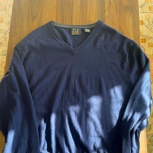 Mens Jo’s a bank sweater navy large
